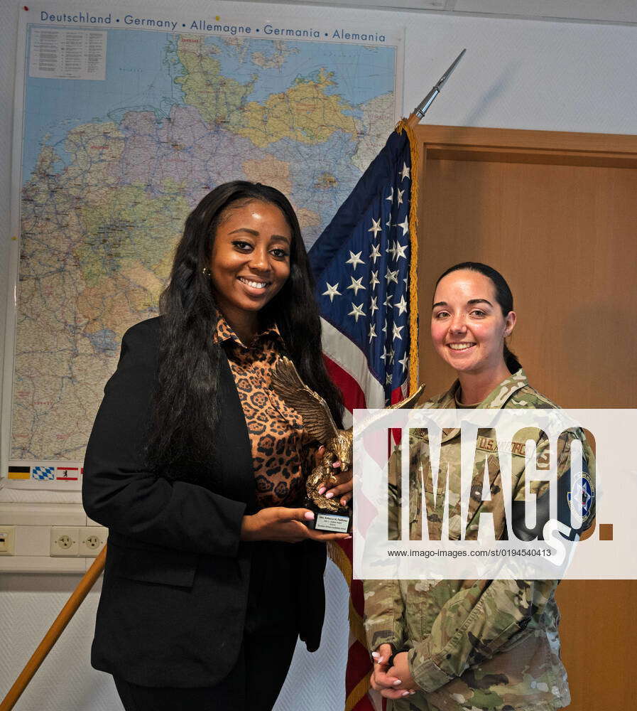 Rebecca Paddymo, left, 569th U.S. Forces Police Squadron program ...