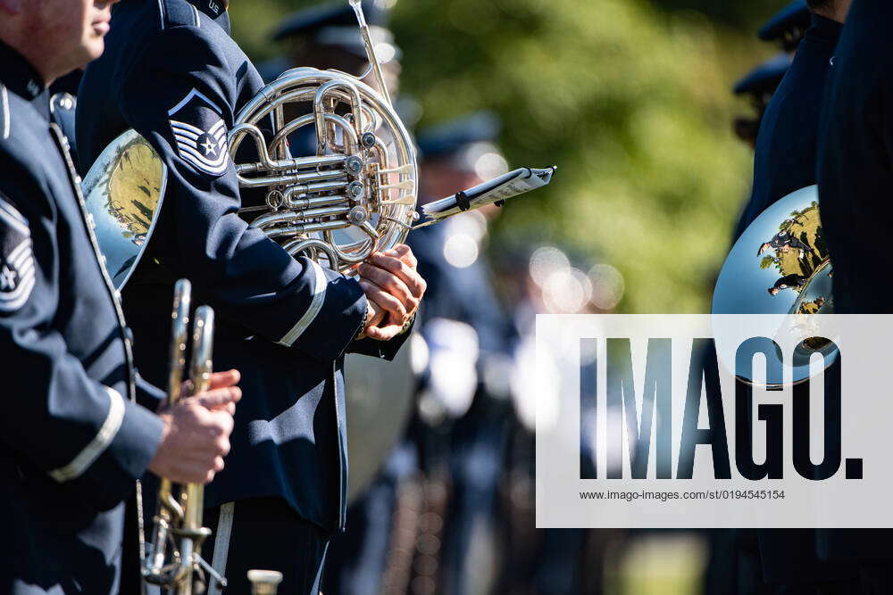 The U.S. Air Force Honor Guard, the U.S. Air Force Ceremonial Brass ...