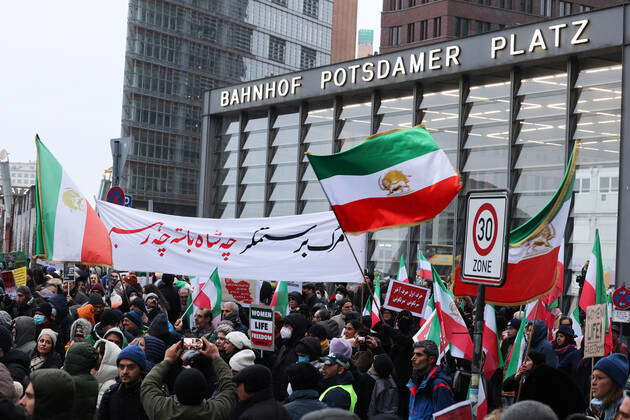 Demonstration for the global protest day Iran Revolution, The Silent ...