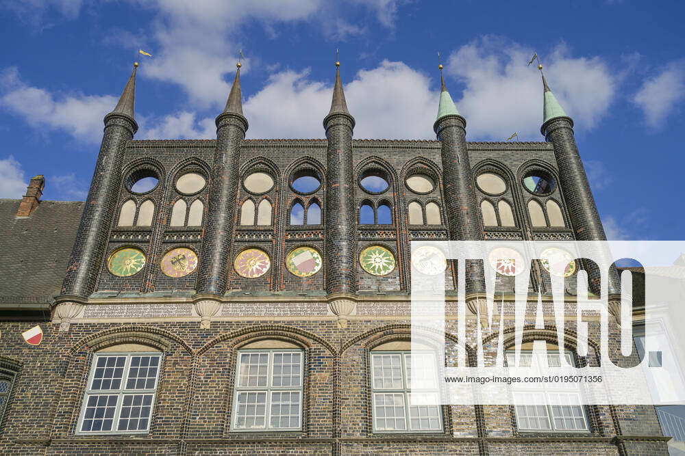 New Chamber, City Hall, Market, Lübeck, Schleswig Holstein