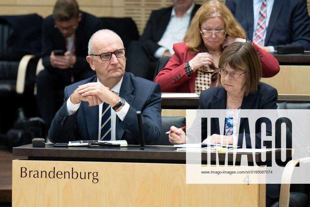 Dietmar Woidke, Ministerpräsident Brandenburg, Bundesratsbank ...