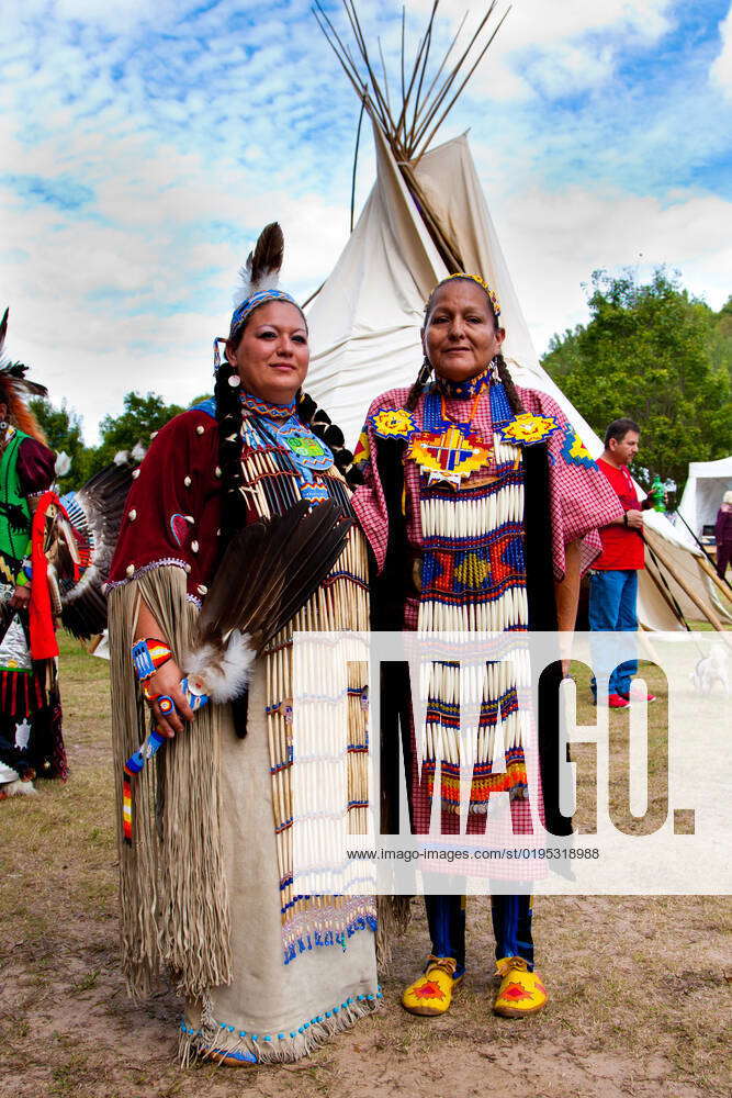 Whitesburg, GA Sept. 29 Native American Indian woman in front of