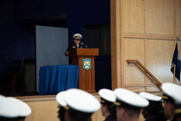 NEWPORT, RI (Oct. 21, 2022) Capt. Kristin Hodapp, commanding officer ...