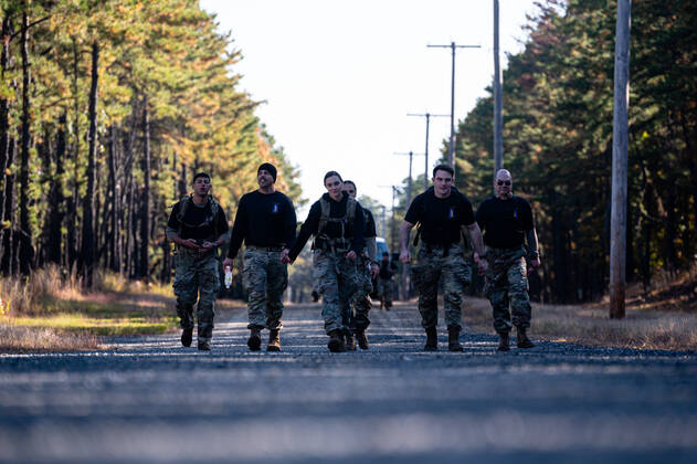 Lexemberg Ruck U.S. Army soldiers assigned to the 77th Sustainment Brigade conduct ...