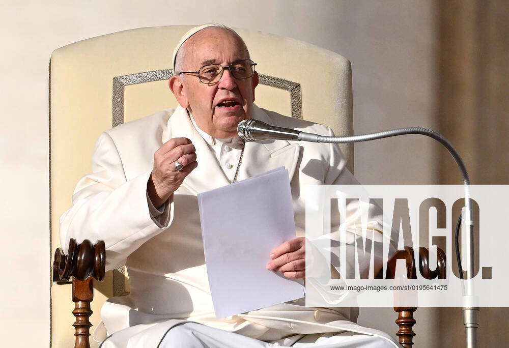 November 30, 2022, VATICAN CITY: Pope Francis Leads The Weekly General ...