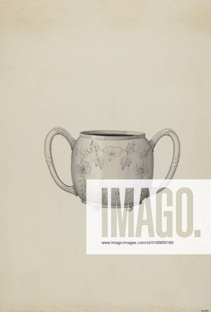 Silver Spoon Holder, c. 1937. Creator Dana Bartlett