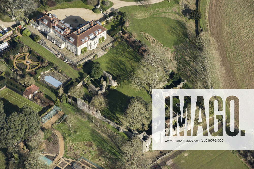 The ruins of Halnaker House, a fortified medieval manor house, West Sussex, 2018. Creator Damian