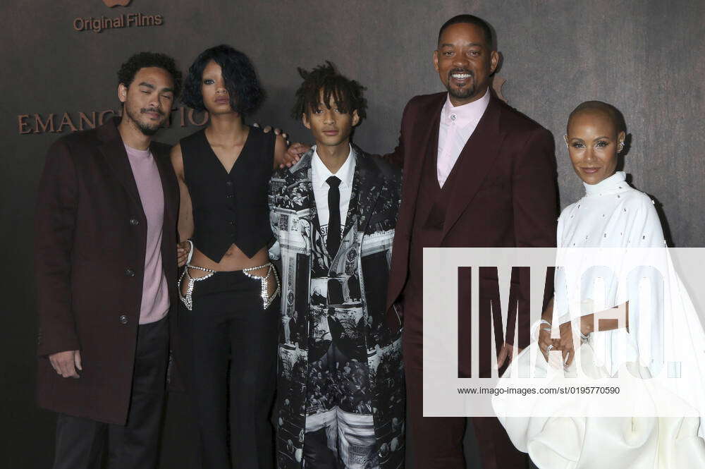 Trey Smith, Willow Smith, Jaden Smith, Will Smith And Jada Pinkett ...