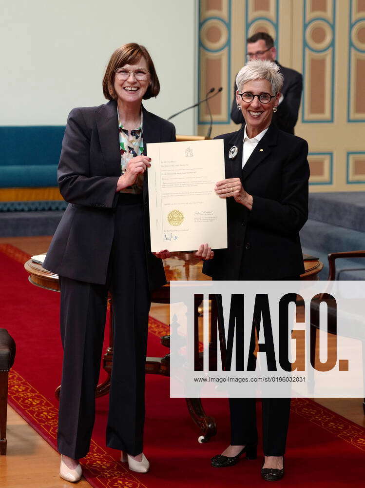 VICTORIA GOVERNMENT NEW SWEARING IN, MaryAnne Thomas is seen