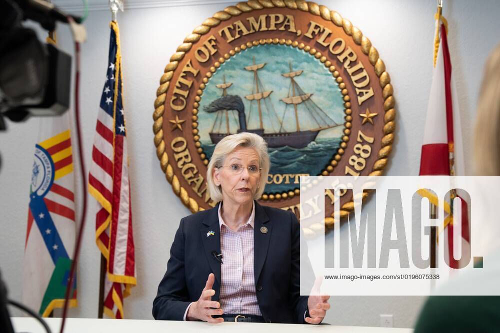 December 5, 2022, Tampa, Florida, USA Tampa Mayor Jane Castor responds