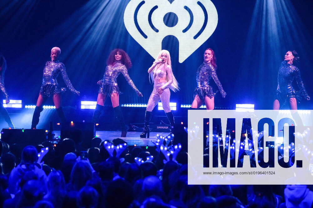 Ava Max performs onstage at the iHeartRadio Z100s Jingle Ball 2022