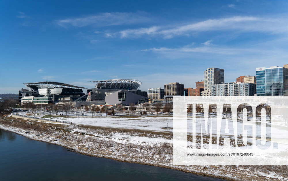 Paycor Stadium, Great American Ballpark, And The Roebling Suspension