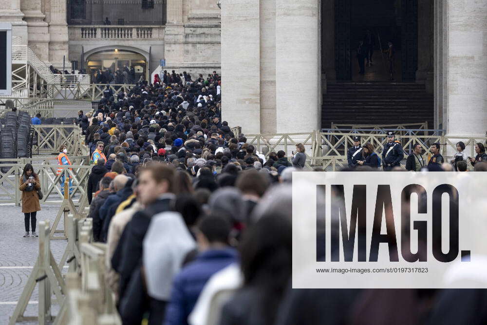 January 2, 2023, VATICAN CITY, VATICAN: Nuns, priests and faithful