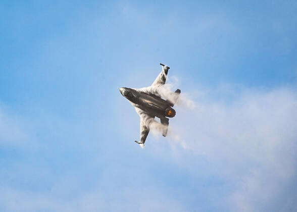 U.S. Air Force Capt. Aimee Rebel Fiedler, F-16 Viper Demonstration Team ...