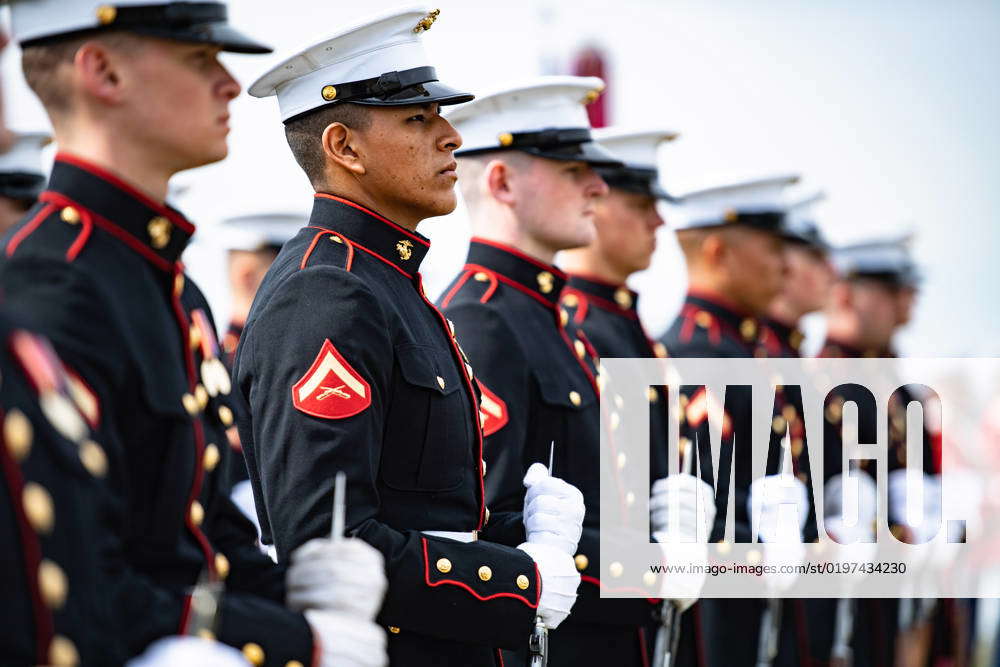 Marines from the Marine Barracks, Washington, D.C. (8th and I) conduct ...