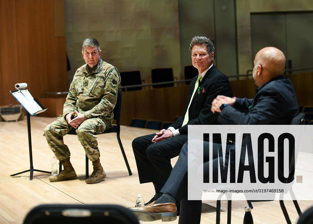 Lt. Col. Joseph Kubler, 55th Wing staff judge advocate, and Earnest ...