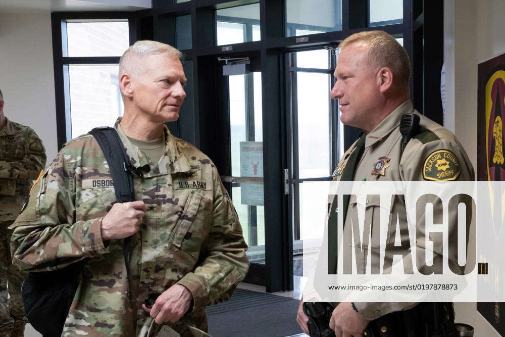 Brig. Gen. Stephen Osborn, deputy adjutant general of the Iowa National ...