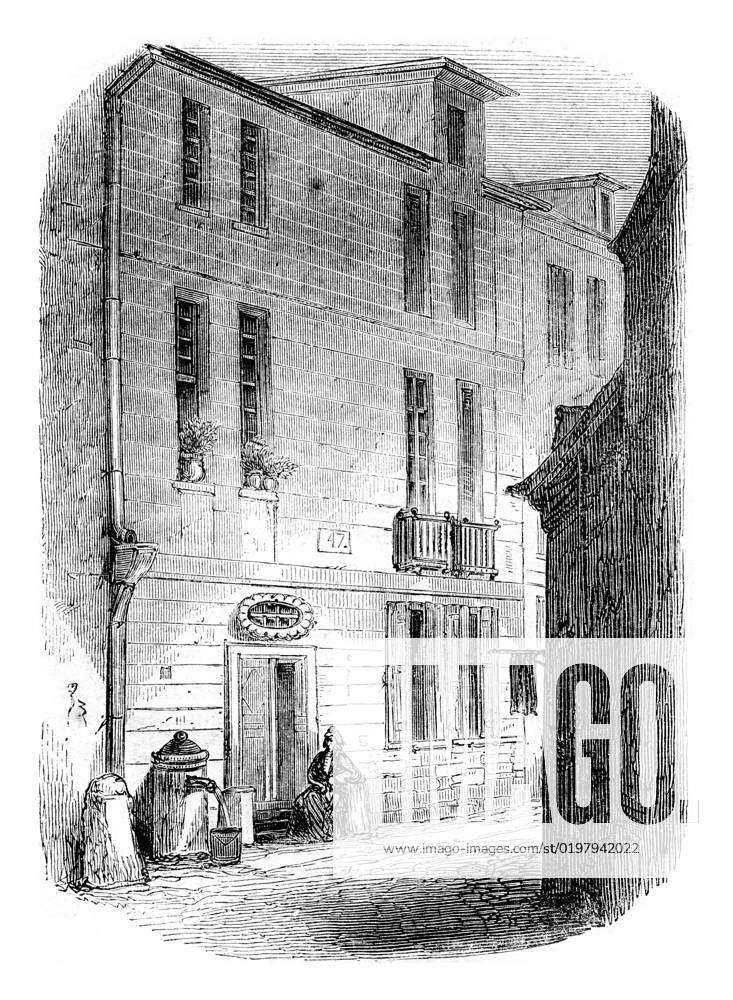 House of Le Havre, birthplace of Bernardin de SaintPierre, vintage