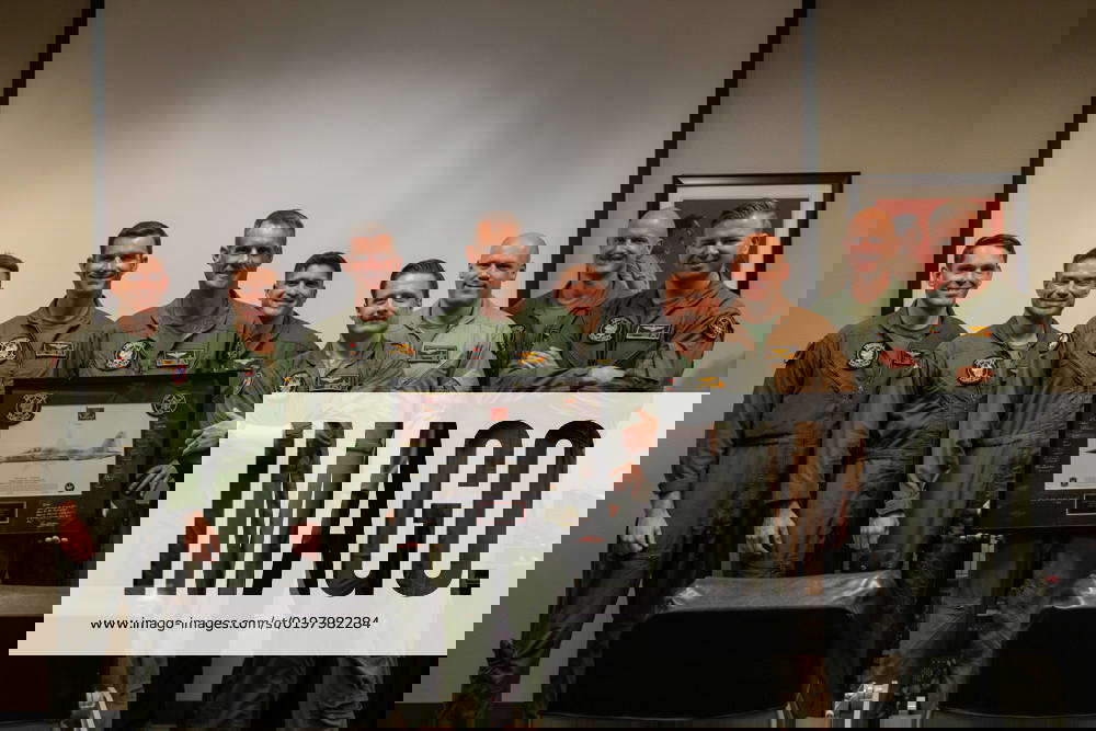 U.S. Marine Corps pilots pose for a photo with Lt. Col. Jonathan