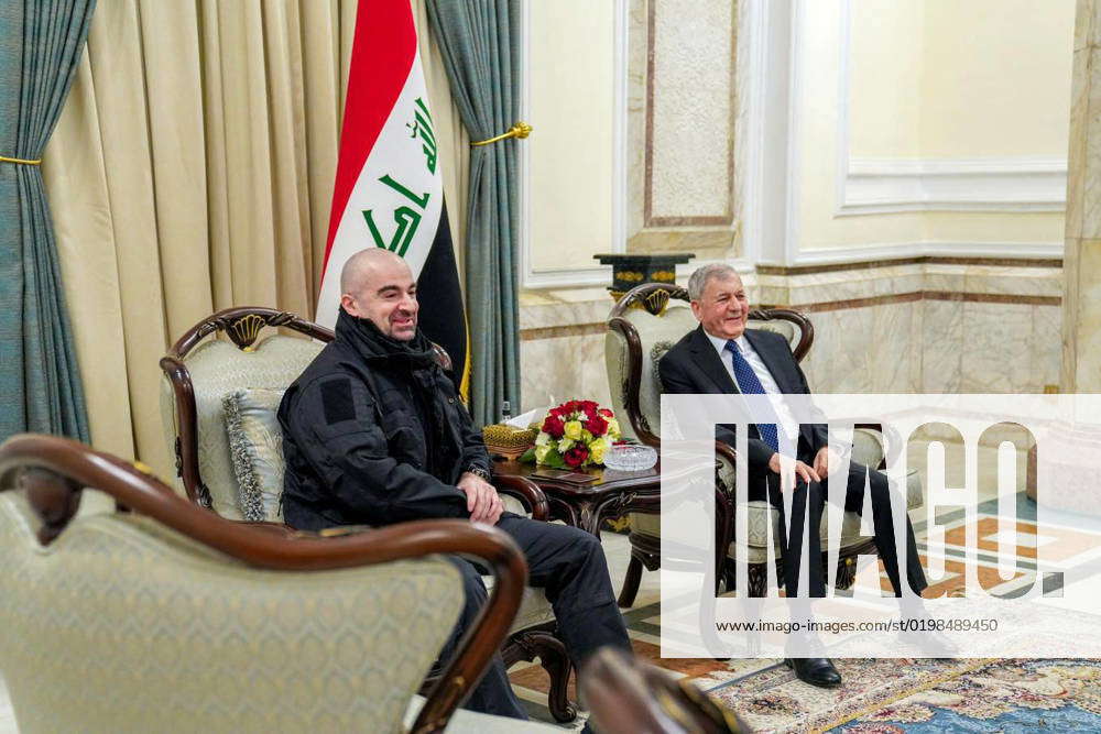 Iraqi President Abdul Latif Rashid meets with the President of the ...