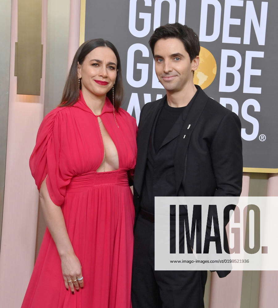 Lucia Aniello and Paul W. Downs arrive for the 80th annual Golden Globe ...