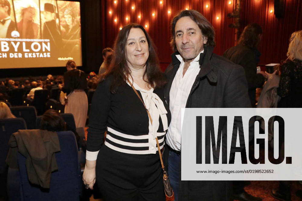 Dieter Landuris with wife Natascha at the gala screening of the feature ...