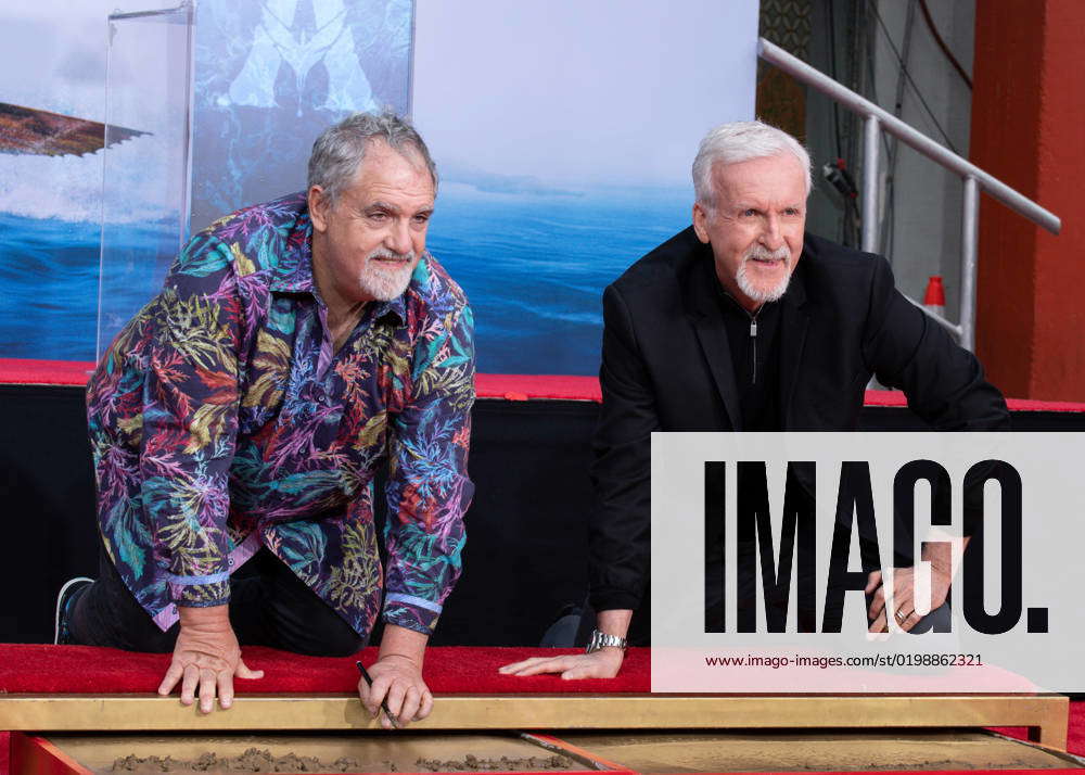 12 January 2023 - Hollywood, California - Jon Landau and James Cameron ...