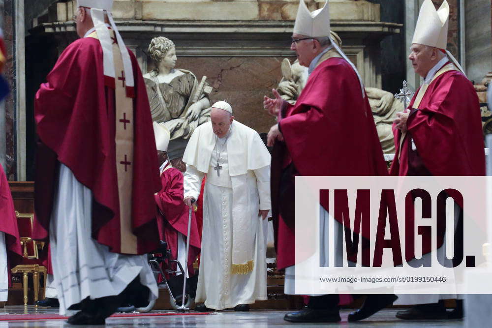 January 14, 2023 - POPE FRANCIS Presides The Funeral Of Cardinal George ...