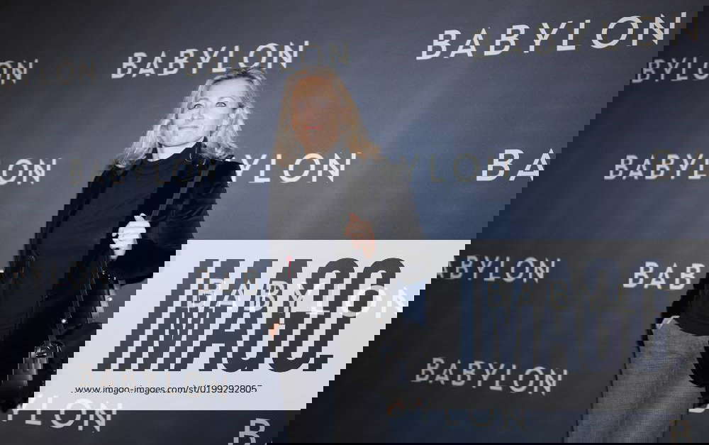 Premiere du Film Babylon en presence de Anne-Sophie Lapix au Rex