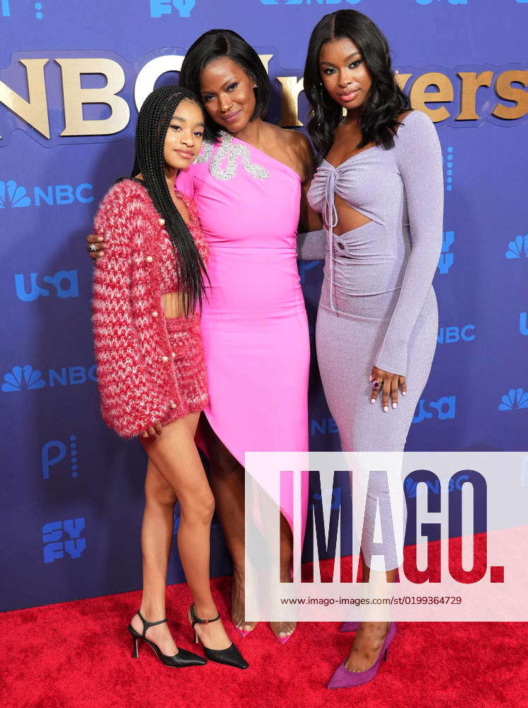 CA: 2023 NBCUNIVERSAL Press Tour (L-R) Akira Akbar, Cassandra Freeman ...