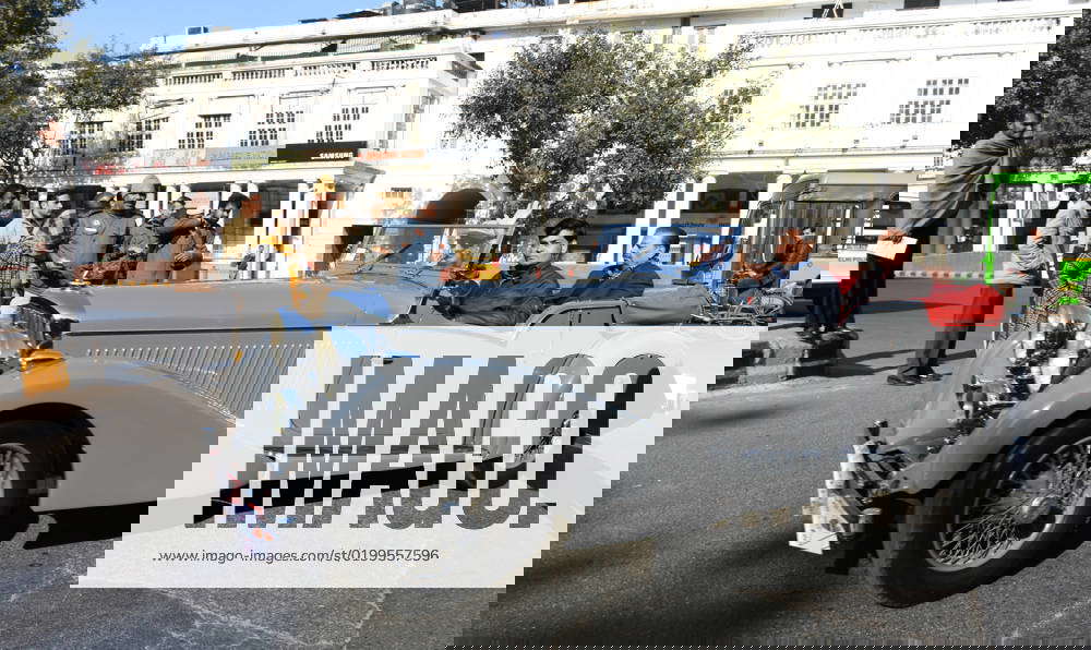 India 56th Statesman Vintage Car Rally in New Delhi a old vintage car