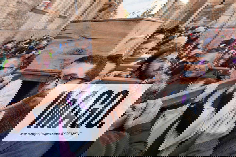 January 17, 2023, Palermo, Sicily, Italy Funeral of Biagio Conte takes