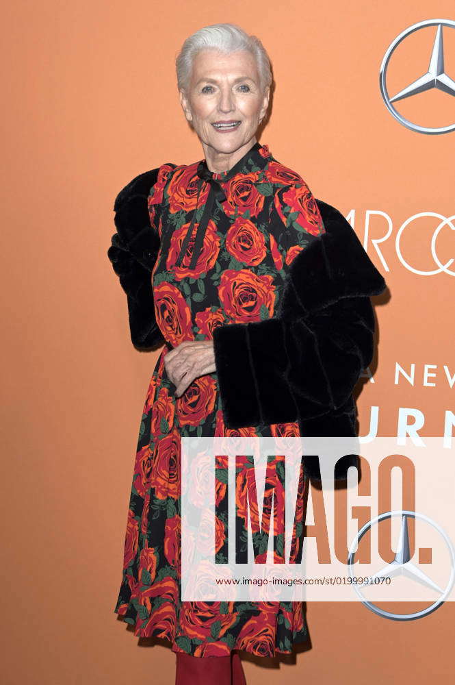 Maye Musk at the Marc Cain Fashion Show at the Berlin Fashion Week ...