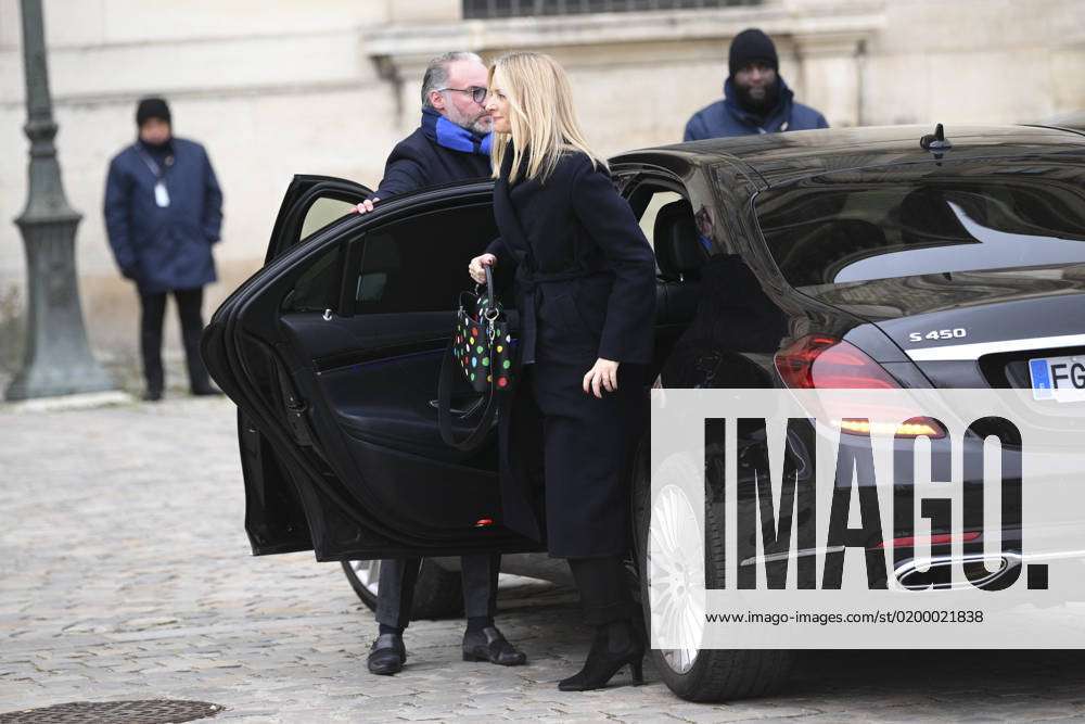 Delphine Arnault CELEBRITES : arrivees au Defile Louis Vuitton