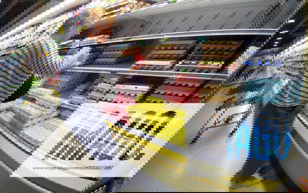 January 19, 2023 A shopper checks out the egg section at the Publix at
