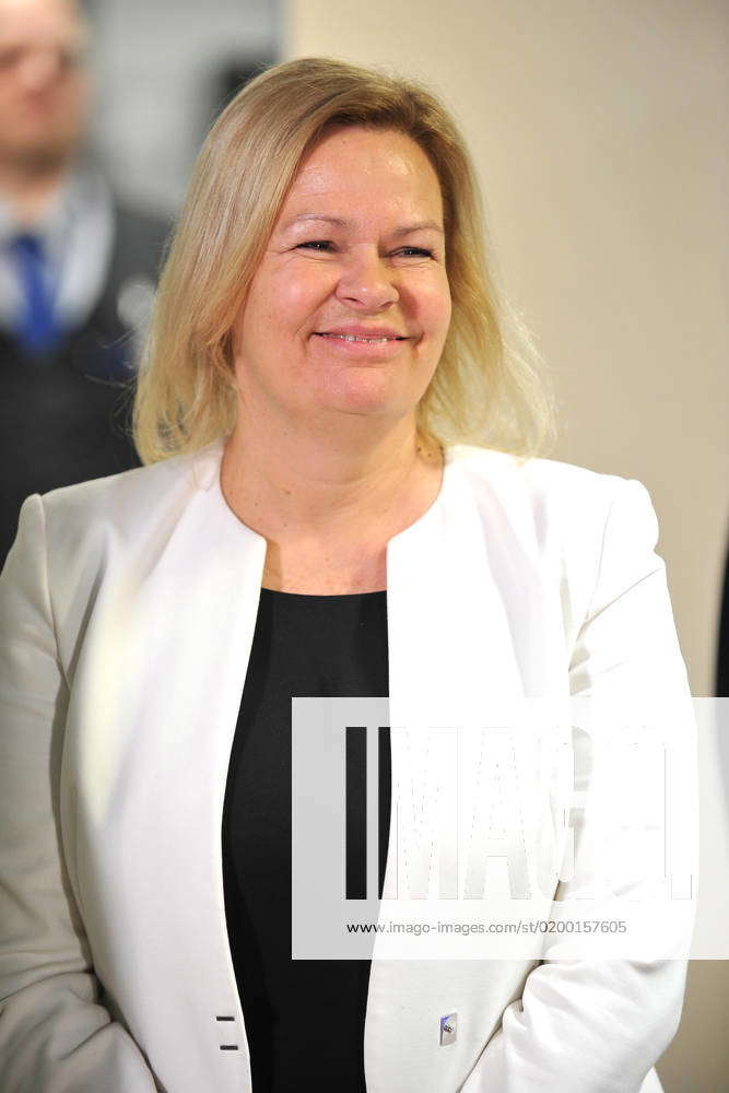Frankfurt Airport Nancy Faeser SPD Federal Minister of the Interior and