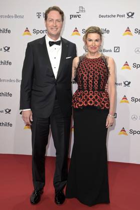 Ola Källenius with wife Sabine Källenius at the 52 Ball des Sports 2023 ...