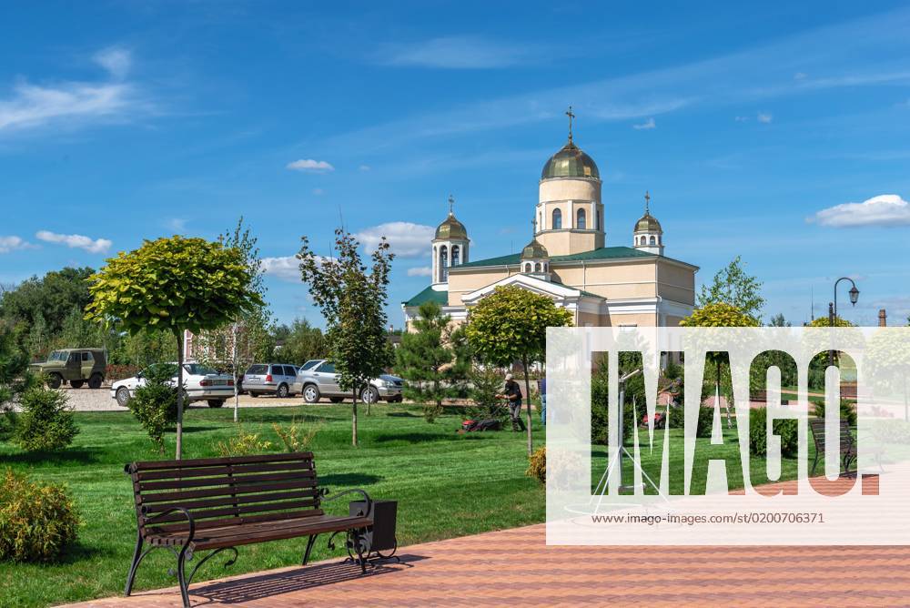 Bender, Moldova 06.09.2021. Alexander Nevsky Church near the Tighina ...