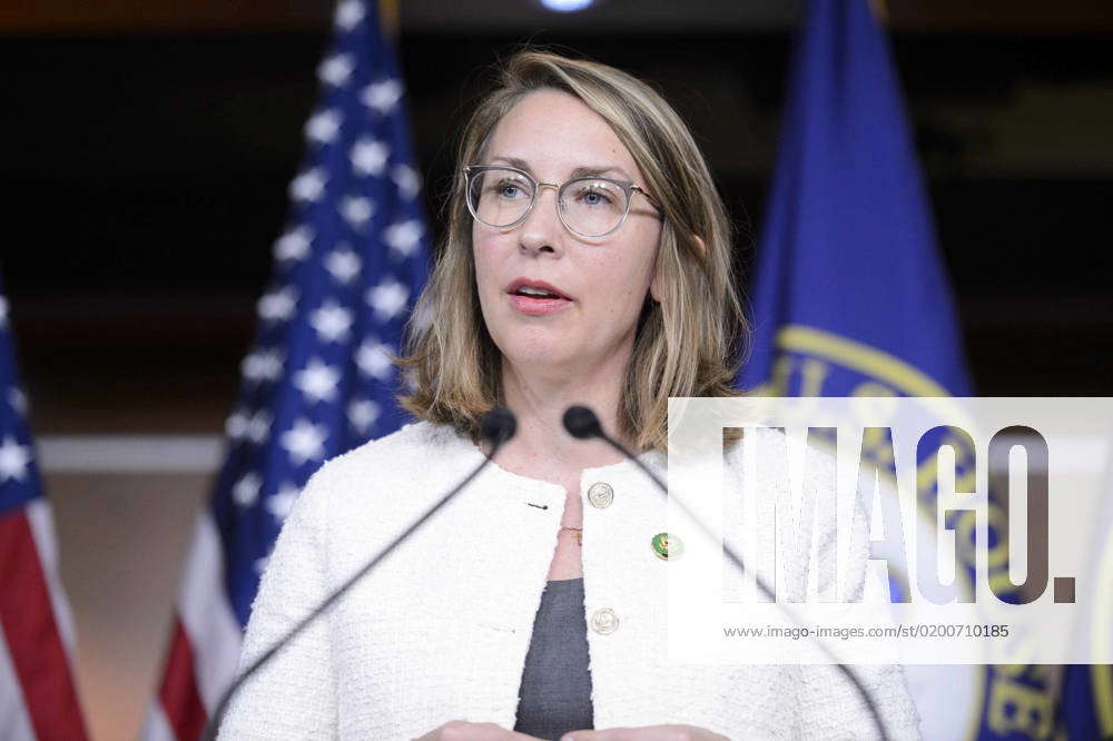 Rep. Hillary Scholten, D-MI, Speaks During A Press Conference ...