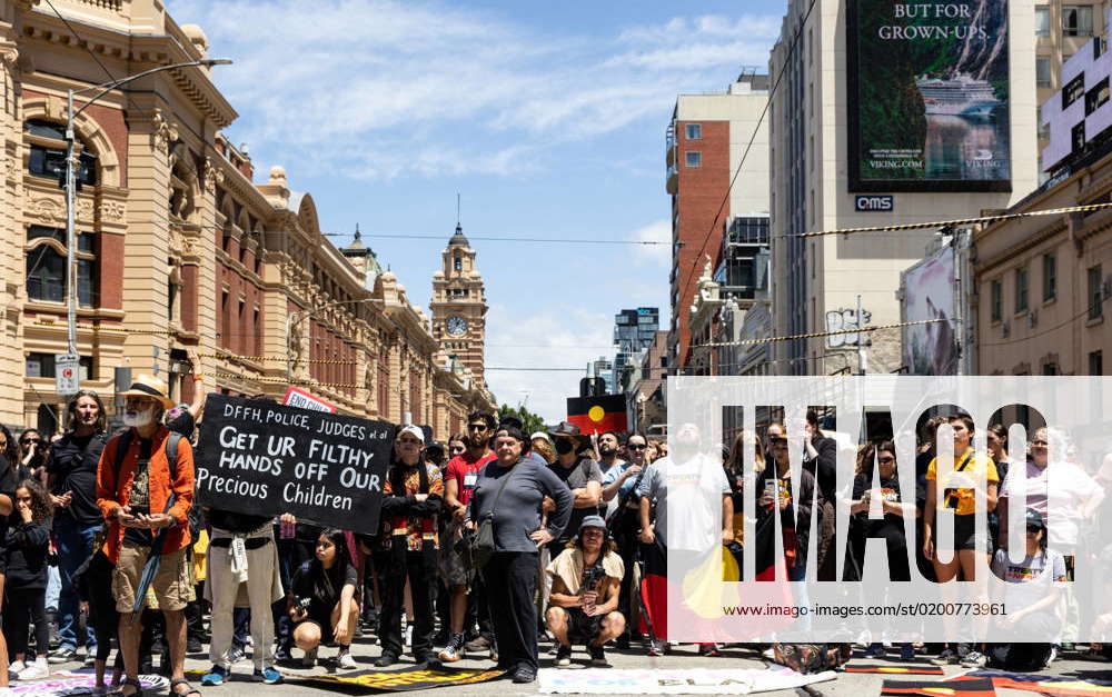 INVASION DAY RALLY MELBOURNE, People participate at the Invasion Day