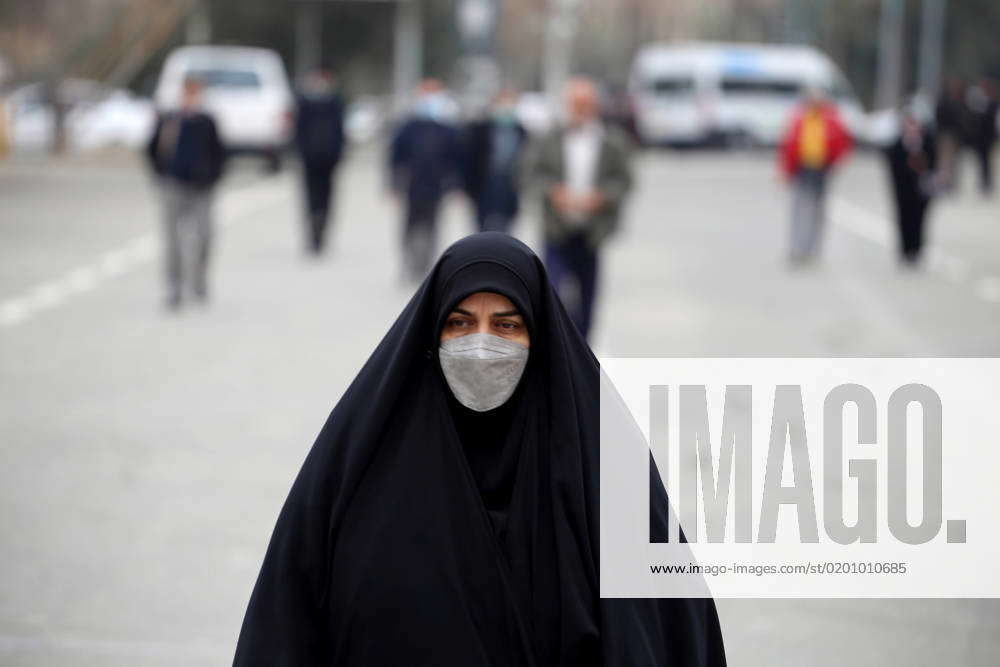 January 27 2023 Tehran Tehran Iran An Iranian Veiled Woman Arrives