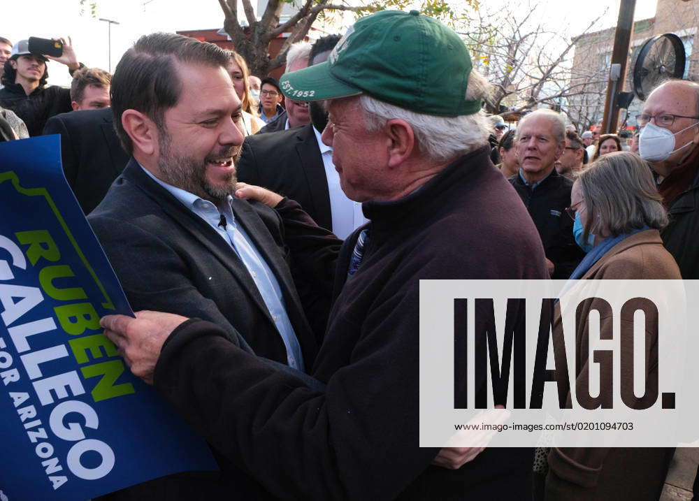 January 28, 2023, Tucson, Arizona, U.S Congressman Ruben Gallego holds