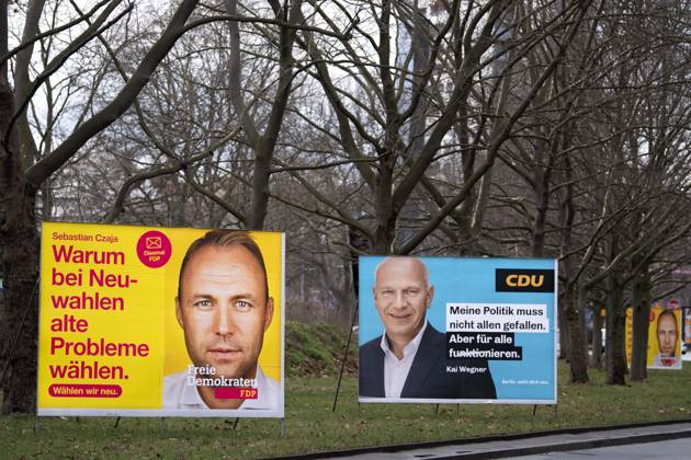 Sebastian Czaja, Kai Wegner, Wahlplakat DEU, Deutschland, Germany ...