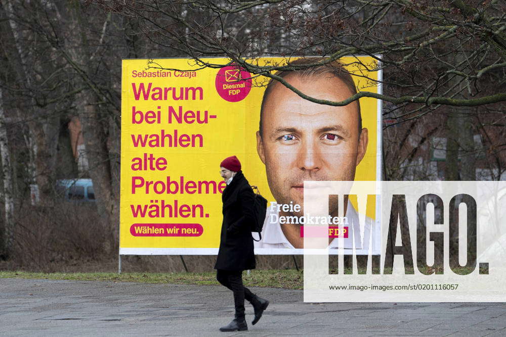 Sebastian Czaja, FDP Wahlplakat DEU, Deutschland, Germany, Berlin, 12. ...