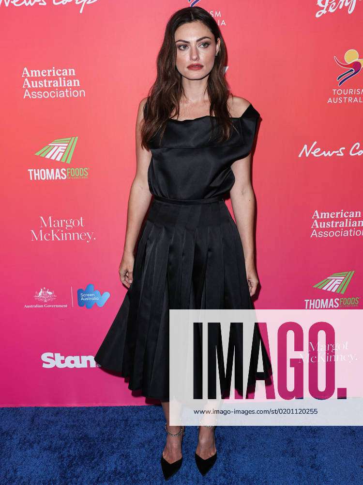G Day USA Arts Gala 2023 Australian actress Phoebe Tonkin arrives at
