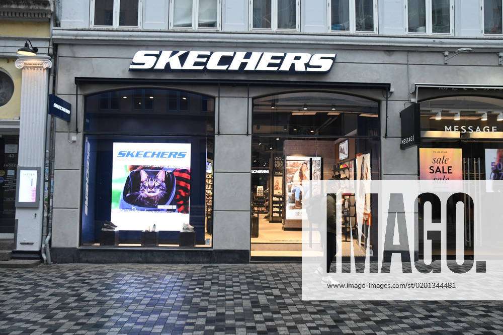 Copenhagen Denmark 31 January 2023 Skechers store in danish Copenhagen. Francis Jose