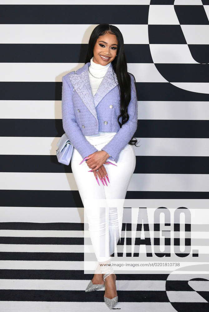 February 2 2023 Hollywood Ca Usa Saweetie Attends The Warner Music Group Pre Grammy Party At