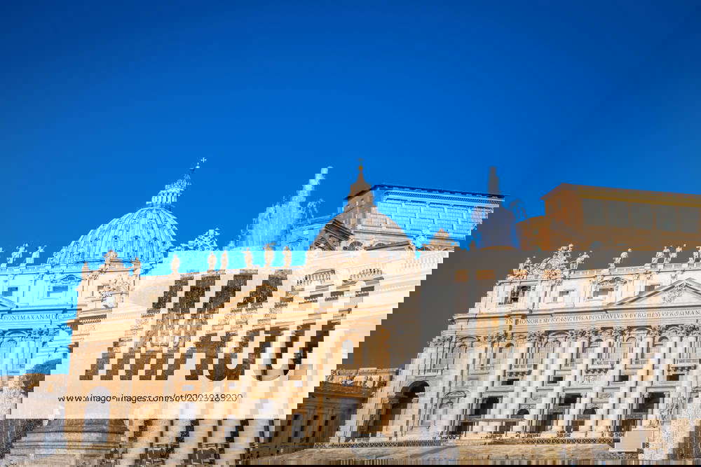 Cupola of Saint Peter Cathedral in Vatican ROME, VATICAN STATE AUGUST