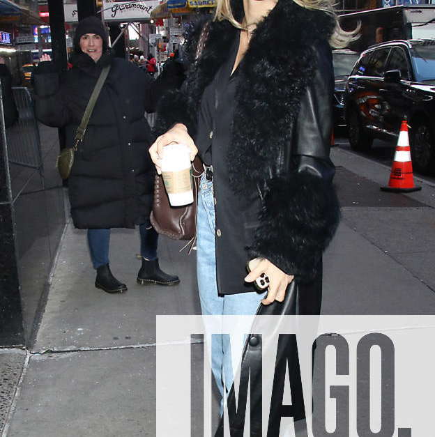 NEW YORK, NY- February 03: Julia Schlaepfer seen at GMA3 on February 03