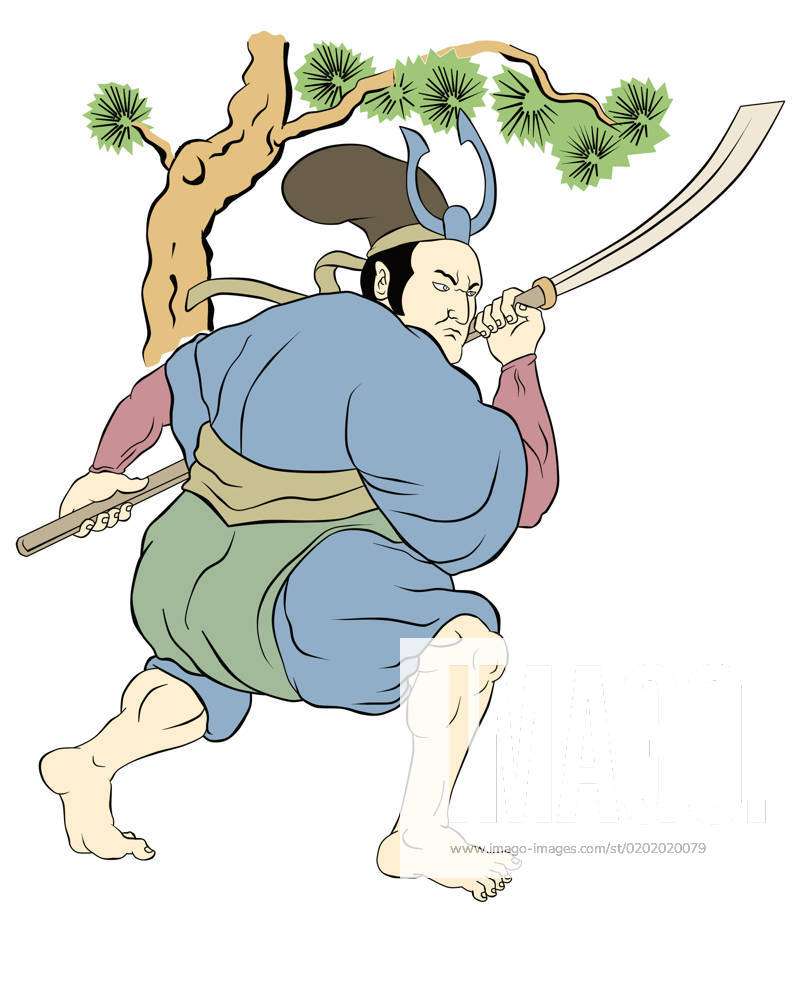 samurai fighting stance